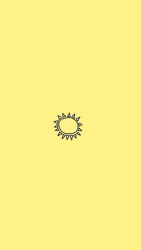 SUN ☀️ | Pastel background wallpapers, Yellow aesthetic pastel, Iphone wallpaper yellow