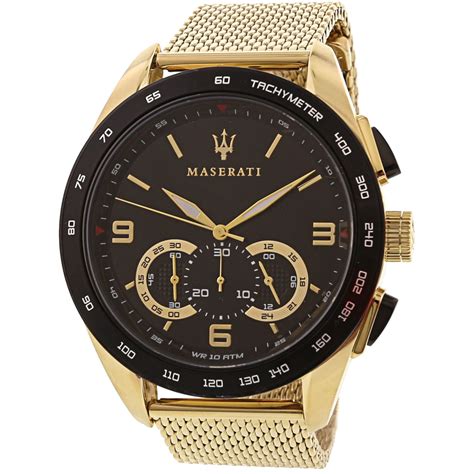 Maserati - Maserati Men's Traguardo R8873612010 Chronograph and 24-Hour ...