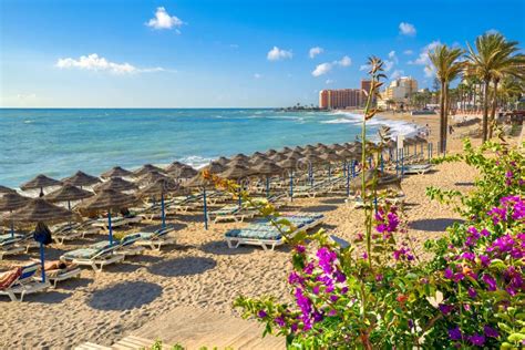 Benalmadena Beach, Malaga Province, Andalusia, Spain Stock Image ...