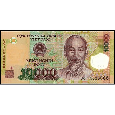 Vietnam Viet Nam 10000 Dong random year UNC original real banknote ...