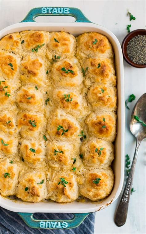 Chicken and Biscuits | Healthy Casserole Recipe