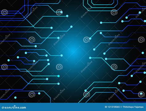 Technology Circuit Design,vector Illustration. Stock Vector - Illustration of network, vector ...