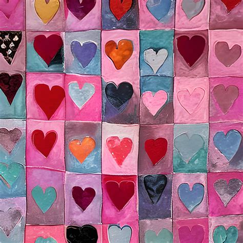 Valentine Heart Quilt Free Stock Photo - Public Domain Pictures