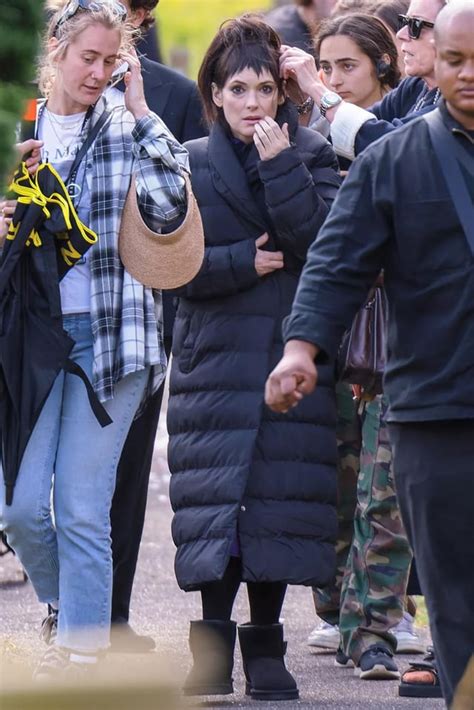 Winona Ryder all smiles during filming "Beetlejuice 2" : r/winonaryder