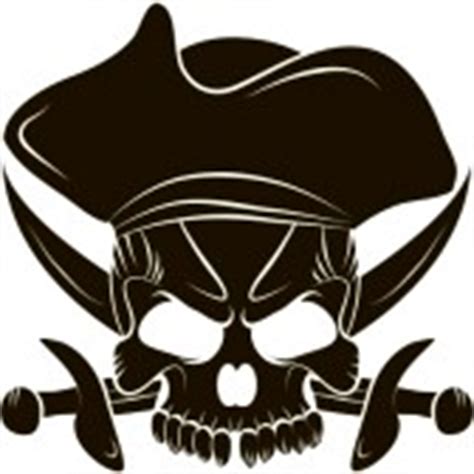 pirate skull and swords - Clip Art Library