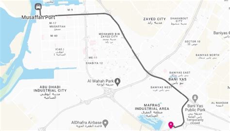 410 Bus Timetable – Mussafah Port to LifeCare Hospital