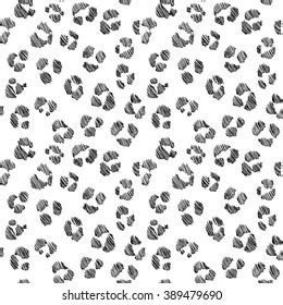 Seamless Pattern Leopard Spots Stock Vector (Royalty Free) 389479690 | Shutterstock