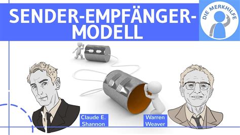 Sender-Empfänger-Modell / Shannon-Weaver-Modell einfach erklärt - Kommunikation / Theorie ...