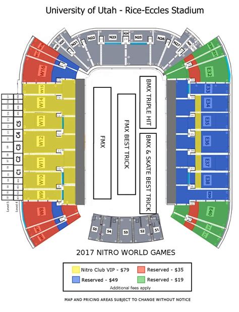 Rice-eccles Stadium Seating Chart - Stadium Seating Chart