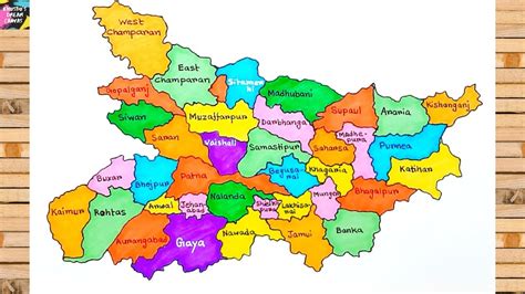 Bihar District Map Bihar Map District Wise Bihar Ka N - vrogue.co