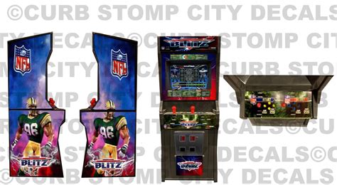 Arcade Cabinet: NFL BLITZ (Stickers)