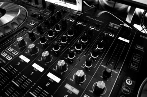 Free Images : music, black and white, technology, close up, mixer, precision, computer keyboard ...