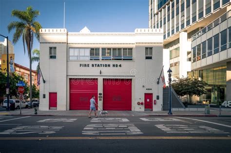 Fire Station in Downtown San Diego Editorial Stock Image - Image of ...