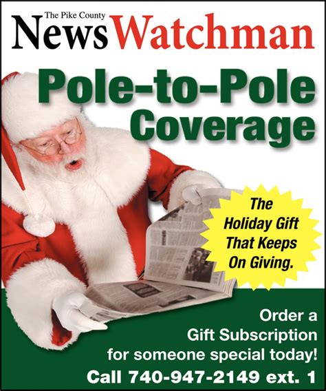 Pole-To-Pole Coverage, The Pike County News Watchman, Waverly, OH