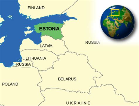 Map of Estonia. | - CountryReports