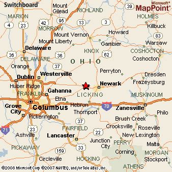 Granville, Ohio Area Map & More