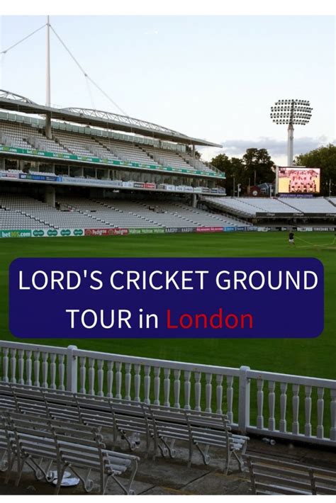 Lord’s Cricket Ground Tour in London