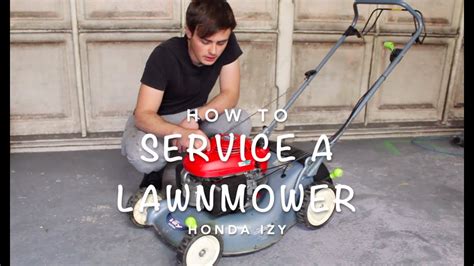 Lawnmower service - Step by step / Including carburetor cleaning (HONDA) - YouTube