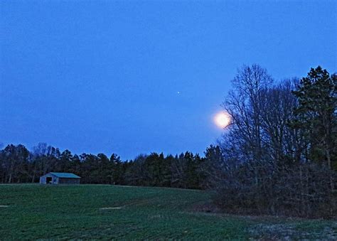 Full Moon Over the Farm Photograph by Rene Barger - Fine Art America