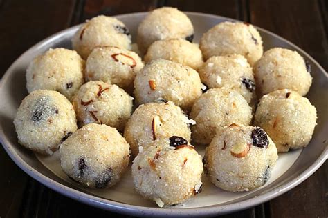 Rava Laddu Recipe | Rava Coconut Ladoo - Cook with Kushi