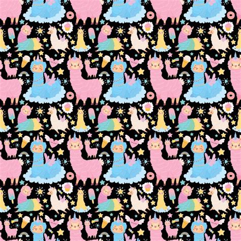 llama Pattern Design 4724453 Vector Art at Vecteezy