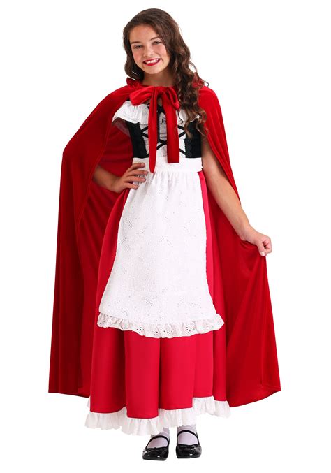 Child's Deluxe Red Riding Hood Costume