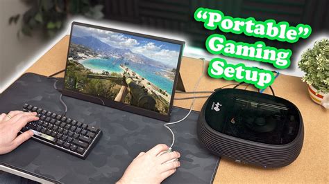 Wildly Impractical "Budget" Portable Mini Gaming Setup... - YouTube