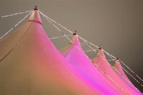 Circus tent at night stock image. Image of snowy, holiday - 28148745