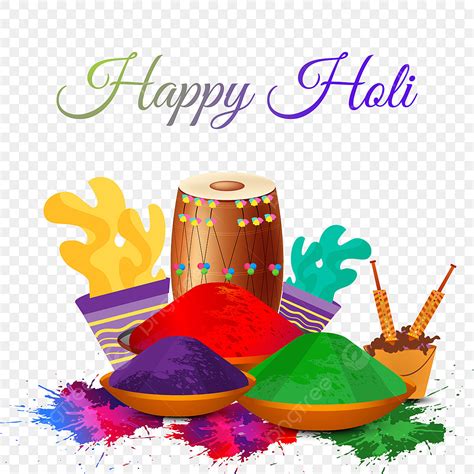 Happy Holi Festival Vector Art PNG, Happy Holi Festival Background, Celebration, Concept ...