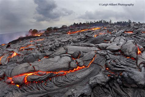 Large active field of pahoehoe lava Kilauea Volcano Hawaii… | Flickr