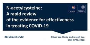 N-acetylcysteine: A rapid review of the evidence for effectiveness in treating COVID-19 - The ...