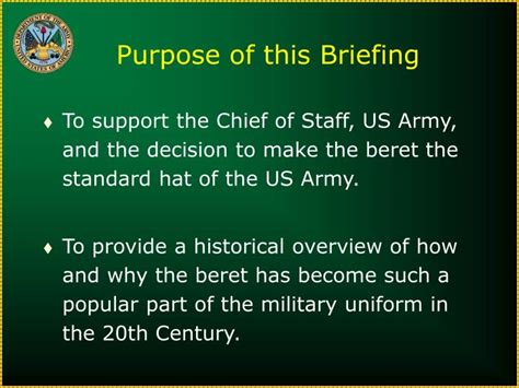 Army Briefing Powerpoint Template