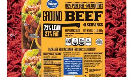 JBS Tolleson ground beef recall: Kroger product contained salmonella