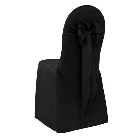 Classic Black Chair Cover - Linen Rentals | Wedding Table Linen ...