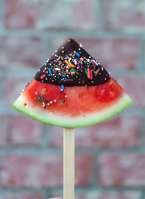 22 *Really* Refreshing Watermelon Desserts to Last You All Summer | Brit + Co Cherry Popsicles ...