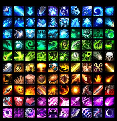 RPG Skills Icons 02 | Skills, Game icon, Icon