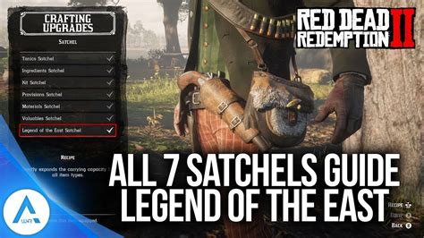 Red Dead Redemption 2: All 7 Satchel Upgrades - Legend of the East Satchel Guide - YouTube