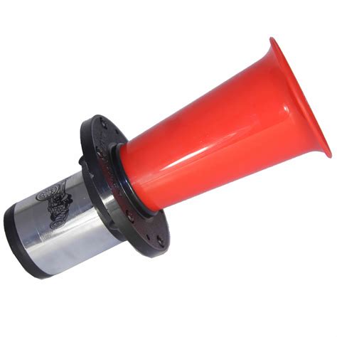 110dB LOUD 12V LARGE RED RETRO/VINTAGE STYLE CLASSIC CAR TRUMPET/KLAXON ...