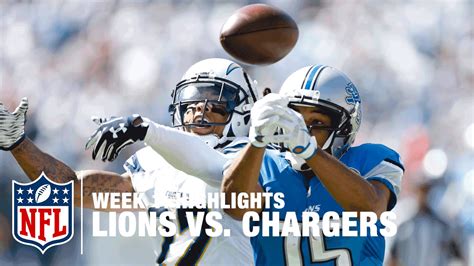 Lions vs. Chargers | Week 1 Highlights | NFL - YouTube