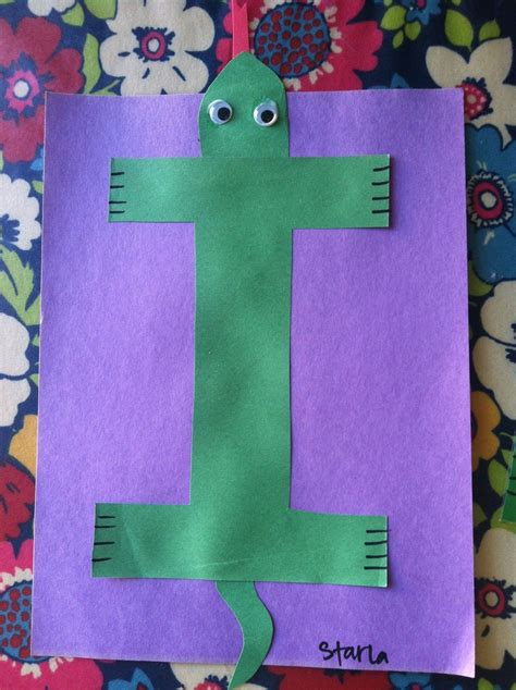 Miss Maren's Monkeys Preschool: Iguana Template - letters, kindergarten, preschool, alphabet ...