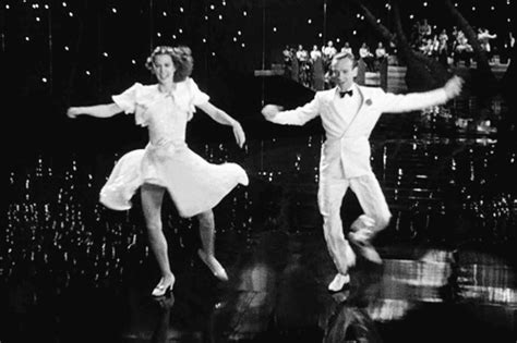 Eleanor Powell and Fred Astaire dancing to “Begin the Beguine” in Broadway Melody of 1940 ...