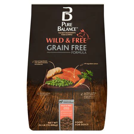 Pure Balance Wild & Free Grain Free Formula Salmon & Pea Recipe Food ...