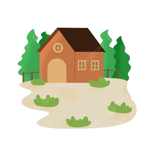Cozy And Peaceful House In The Village, Cozy Home, House, Village PNG Transparent Clipart Image ...