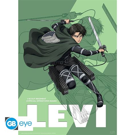 ATTACK ON TITAN Poster S4 Levi (52x38cm)