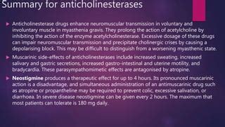 drugs used in myasthenia gravis | PPT