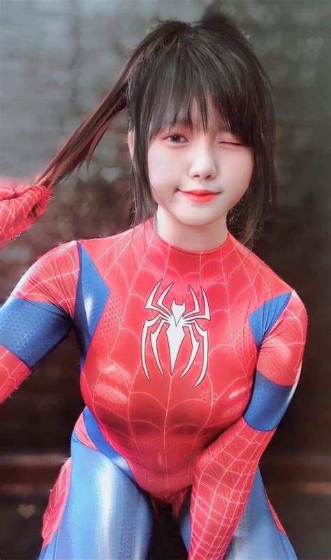 Asian Cosplay, Hot Cosplay, Spider Girl, Gurl, Korean Girl, Spiderman ...