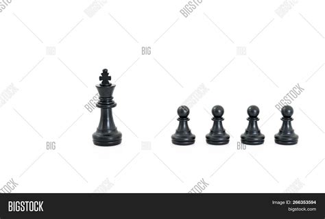 Black Chess Pieces On Image & Photo (Free Trial) | Bigstock