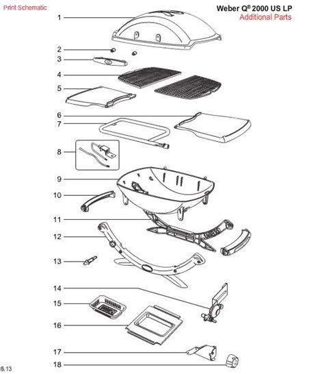 Weber Q Grill Parts For The Q100 through Q3200 Series