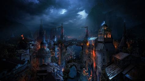 fantasy Art, Cityscape Wallpapers HD / Desktop and Mobile Backgrounds