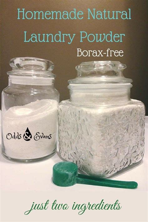 Homemade Natural Laundry Powder Recipe Borax Free | Homemade laundry ...